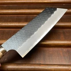 Nigara Hamono SG2 180mm Kiritsuke Nakiri Kurouchi Tsuchime Stabilized Maple Burl Western Handle -Knife shop image cf5c811e 2fc7 457e 94f4 22bd6ebceacf