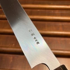 Hitohira Togashi 300mm Yanagi Shirogami 1 Mizu Honyaki Finish Tahei Ebony Horn W/ Saya -Knife shop image d0b7ad51 be10 484e 94c1 00097ea733ad