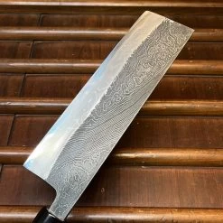 Tsukasa Hinoura 180mm Nakiri Shirogami Warikomi Unryu Suminagashi Burnt Chestnut Horn -Knife shop image d0ef4f70 113e 4ada 87c0 6fa86a7f353e