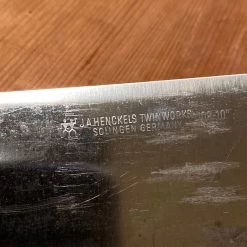 Vintage J. A. Henckels 10” Chef Knife Handforged Carbon Steel 1960’ Early 70’s -Knife shop image d1fa59da 1c62 445a a36e 2faa133b8dfe