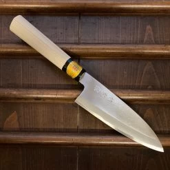 Takehiro 165mm Funayuki Iron & SK Carbon Tool Steel PC Poplar