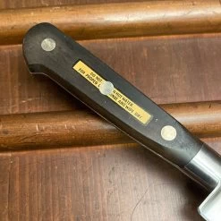 Vintage Sabatier Trumpet / Ancien Maison 12” Round Tip Carving Knife Stainless France 1950’s -Knife shop image d8cf8afb ef1a 42a5 a65d 91a849325299