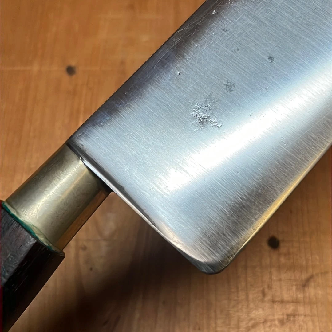 Vintage E. Peter Paris Nogent Style 10" Chef Carbon Steel Late 19th Early 20th C VGC 10 Vintage E. Peter Paris Nogent Style 10" Chef Carbon Steel Late 19th Early 20th C VGC - Image 8