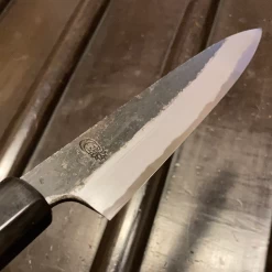 Sakai Kikumori Kikuzuki Kuro 150mm Petty Shirogami 2 -Knife shop image e0e9e9f3 b095 40b3 839c 289e11063574