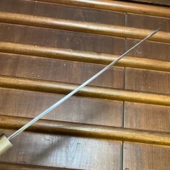 Seconds - Hitohira Tanaka Manzo 270mm LEFTY Kiritsuke Yanagi Aogami 1 Damascus Ebony With Saya -Knife shop image e3091e2c c8da 41bd 898b 8bd9cdf55db6