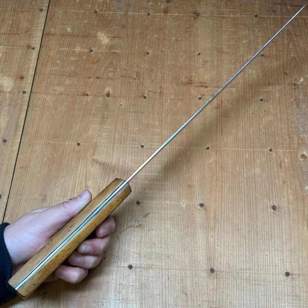 Vintage A J Jordan 10" Butcher Scimitar Double Shear Steel Boxwood Is 1871-1926 7 Vintage A J Jordan 10" Butcher Scimitar Double Shear Steel Boxwood Is 1871-1926 - Image 5