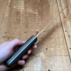 Friedr Herder 6" Wide Fillet Stainless Steel Flexible Black Oak Spade Rivet -Knife shop image e9c9674e 3c7a 455f bcdd c4eea24b754c