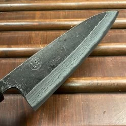 Kumokage 210mm Gyuto Aogami 2 Kurouchi Carbon Damascus Oct Teak Horn -Knife shop image eb7f93bd f4b6 43c6 b0bd 81796aff850f