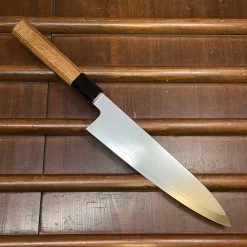 Myojin Naohito 210mm Gyuto SG2 Stainless Kasumi Teak