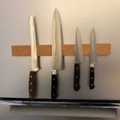 WooDsom 16" Refrigerator Mounted Magnetic Strip - Cherry -Knife shop image ef4f1640 f847 4d9c 8348 bf9d07f3a697