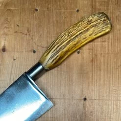Vintage American LF&C Nogent Style 9" Chef Forged Carbon Steel Antler Re-Handle -Knife shop image f5c7c2bd 7220 4fdf 99b9 00cd1300d4e7