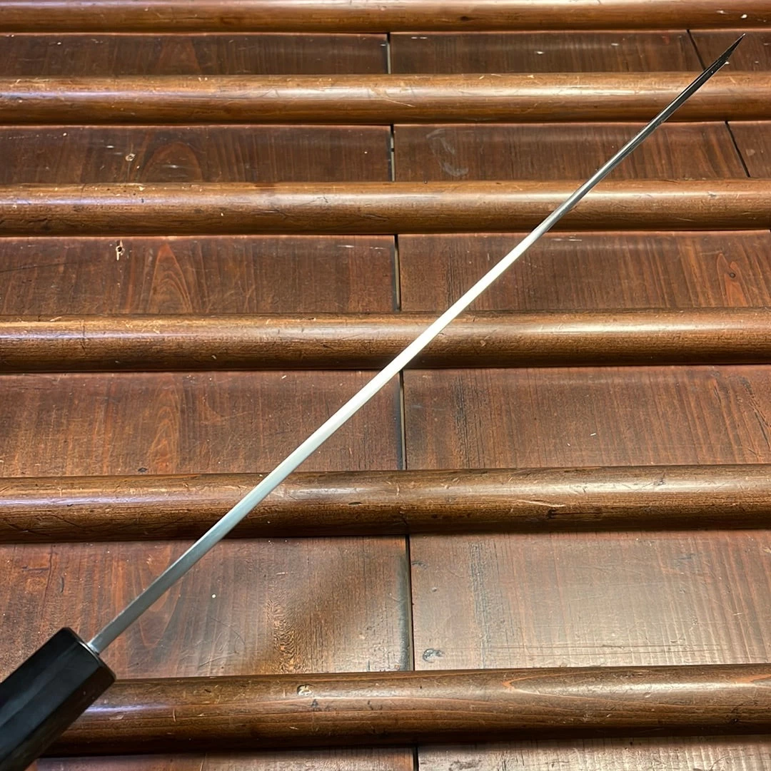 Hitohira Kikuchiyo Manzo 270mm Sakimaru Yanagi Aogami 2 Ho Wood W Saya 11 Hitohira Kikuchiyo Manzo 270mm Sakimaru Yanagi Aogami 2 Ho Wood W Saya - Image 9