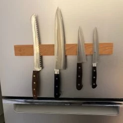 WooDsom 16" Refrigerator Mounted Magnetic Strip - Cherry -Knife shop image fbb1675e 0027 4c0c 8d55 7fe5abe00663