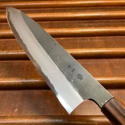 Hitohira Togashi 240mm Gyuto Aogami 2 Kurouchi Cherry Handle (Ebony End) -Knife shop image fd478671 a745 4b15 ae0f f88e9dcac44d