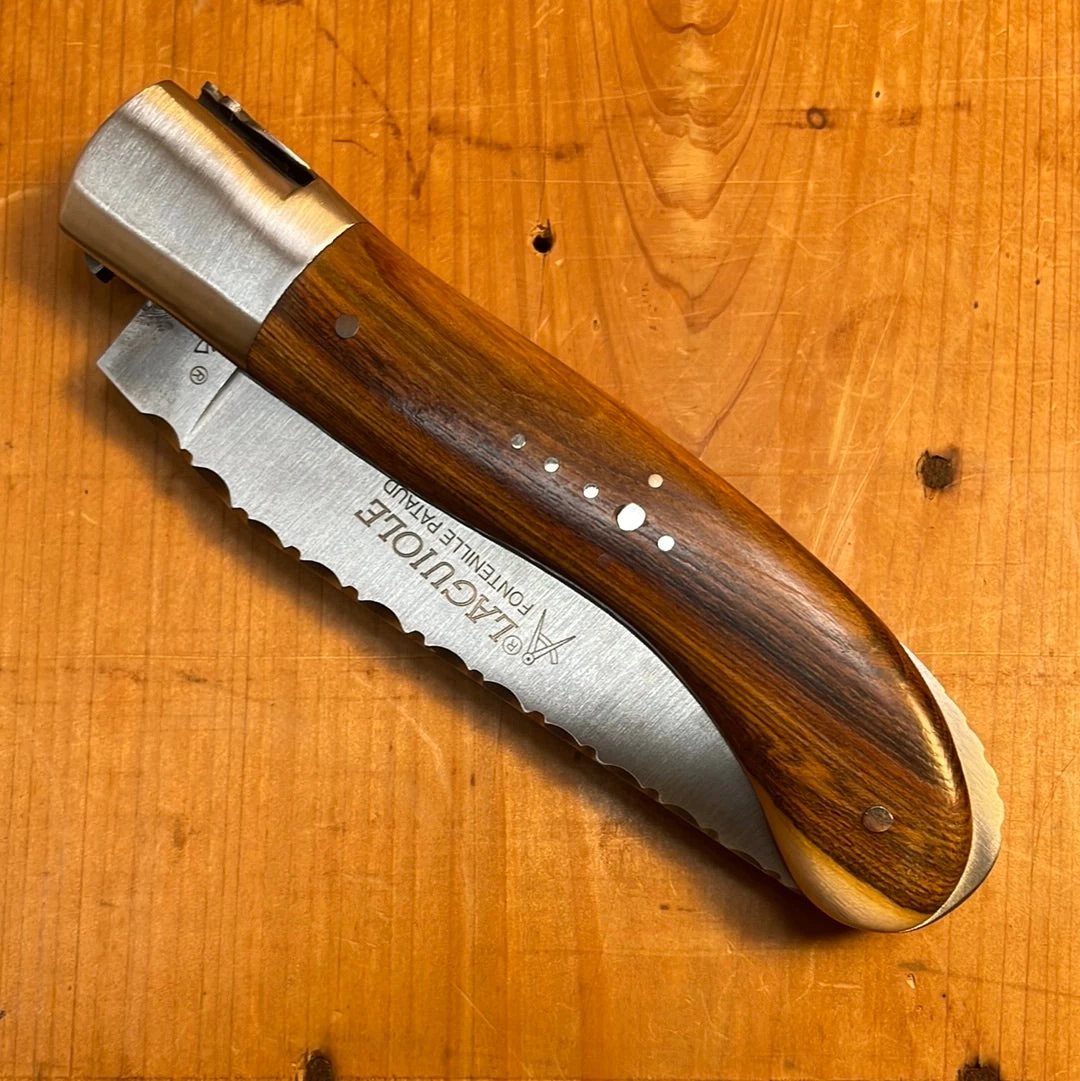 Fontenille Pataud Laguiole Sport 13cm Pocket Knife Guilloché Pistachio Lockback 8 Fontenille Pataud Laguiole Sport 13cm Pocket Knife Guilloché Pistachio Lockback - Image 6