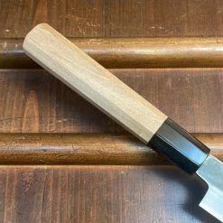 Sakai Kikumori Nakagawa 150mm Petty Shirogami 1 Kurouchi Ho Wood With Saya -Knife shop image fdf7052f 848b 4694 921d c78ae795e933