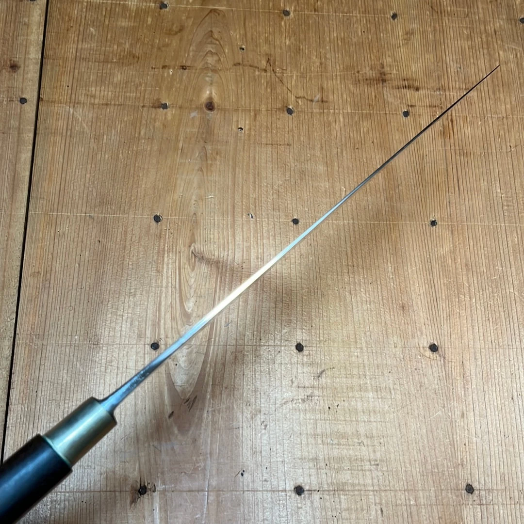 Vintage E. Peter Paris Nogent Style 10" Chef Carbon Steel Late 19th Early 20th C VGC 5 Vintage E. Peter Paris Nogent Style 10" Chef Carbon Steel Late 19th Early 20th C VGC - Image 3