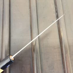 Gihei 165mm Santoku ZDP189 Keyaki Handle 9 Gihei 165mm Santoku ZDP189 Keyaki Handle -Knife shop img 0174