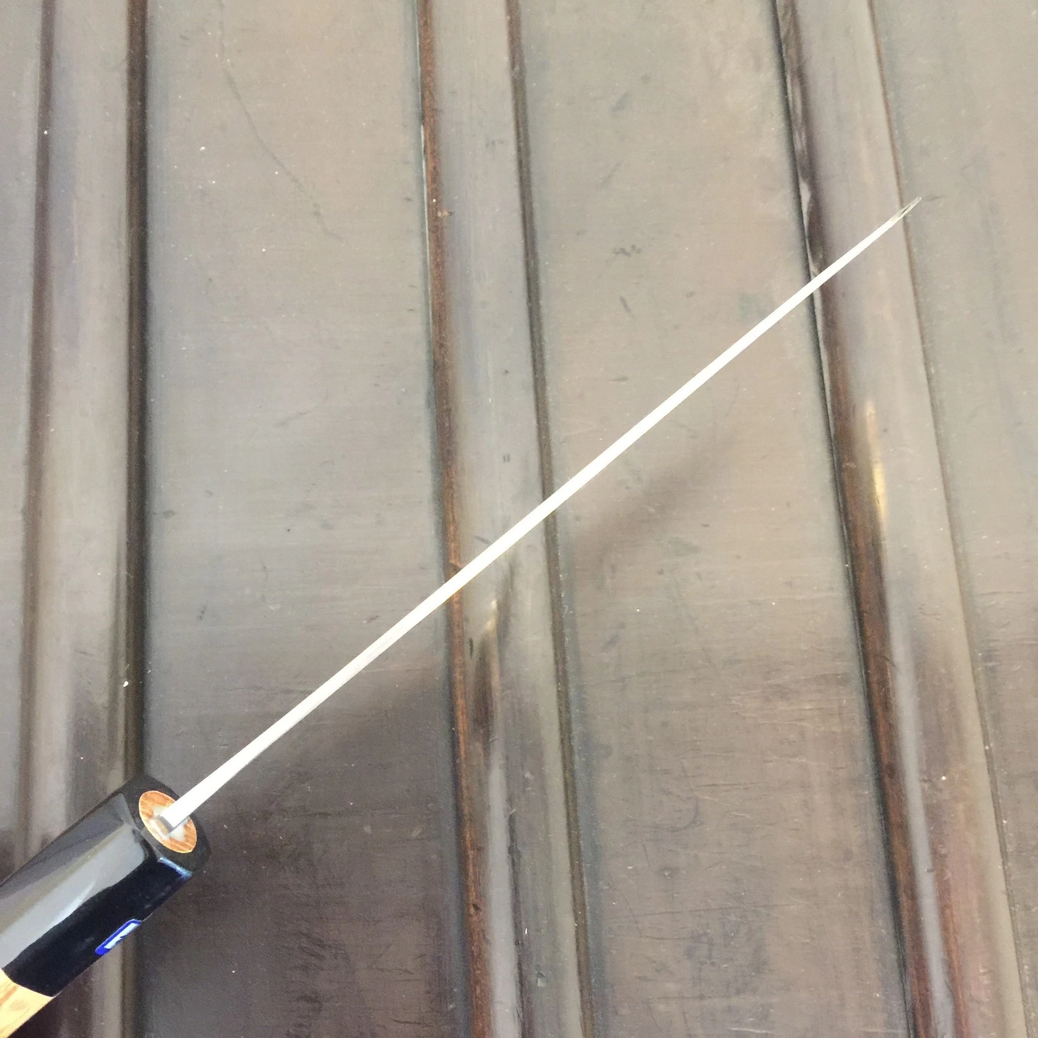 Gihei 165mm Santoku ZDP189 Keyaki Handle 5 Gihei 165mm Santoku ZDP189 Keyaki Handle - Image 3