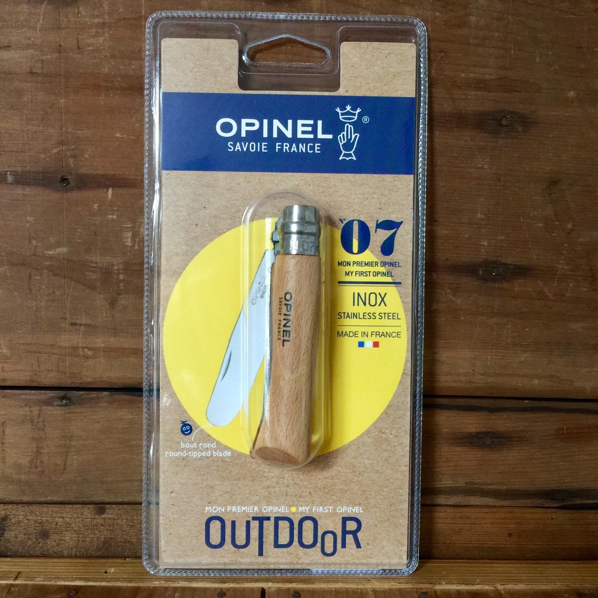 My First Opinel #7 Kids Folding Knife Rounded Tip Stainless 3 My First Opinel #7 Kids Folding Knife Rounded Tip Stainless