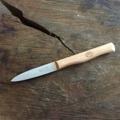 Windmühlenmesser 3" Mittelspitz Paring Carbon Copper Beech