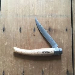 Opinel #10 Slim Folding Knife Stainless Beech -Knife shop img 3070