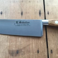 K Sabatier Authentique 10" Chef Carbon Steel Olive 11 K Sabatier Authentique 10" Chef Carbon Steel Olive -Knife shop img 3706