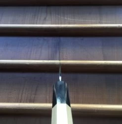 Sakai Kikumori Choyo 135mm Kiritsuke Petty Ginsanko With Saya -Knife shop img 4358