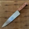 J Adams 8" Chef Knife Carbon Steel Pinned Rosewood -Knife shop j adams 8 chef knife carbon steel sheffield englan
