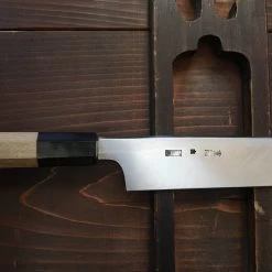 Sakai Kikumori Choyo 270mm Yanagi Shirogami 2 With Saya - LEFTY -Knife shop jpeg image cdeac6dabf28 5