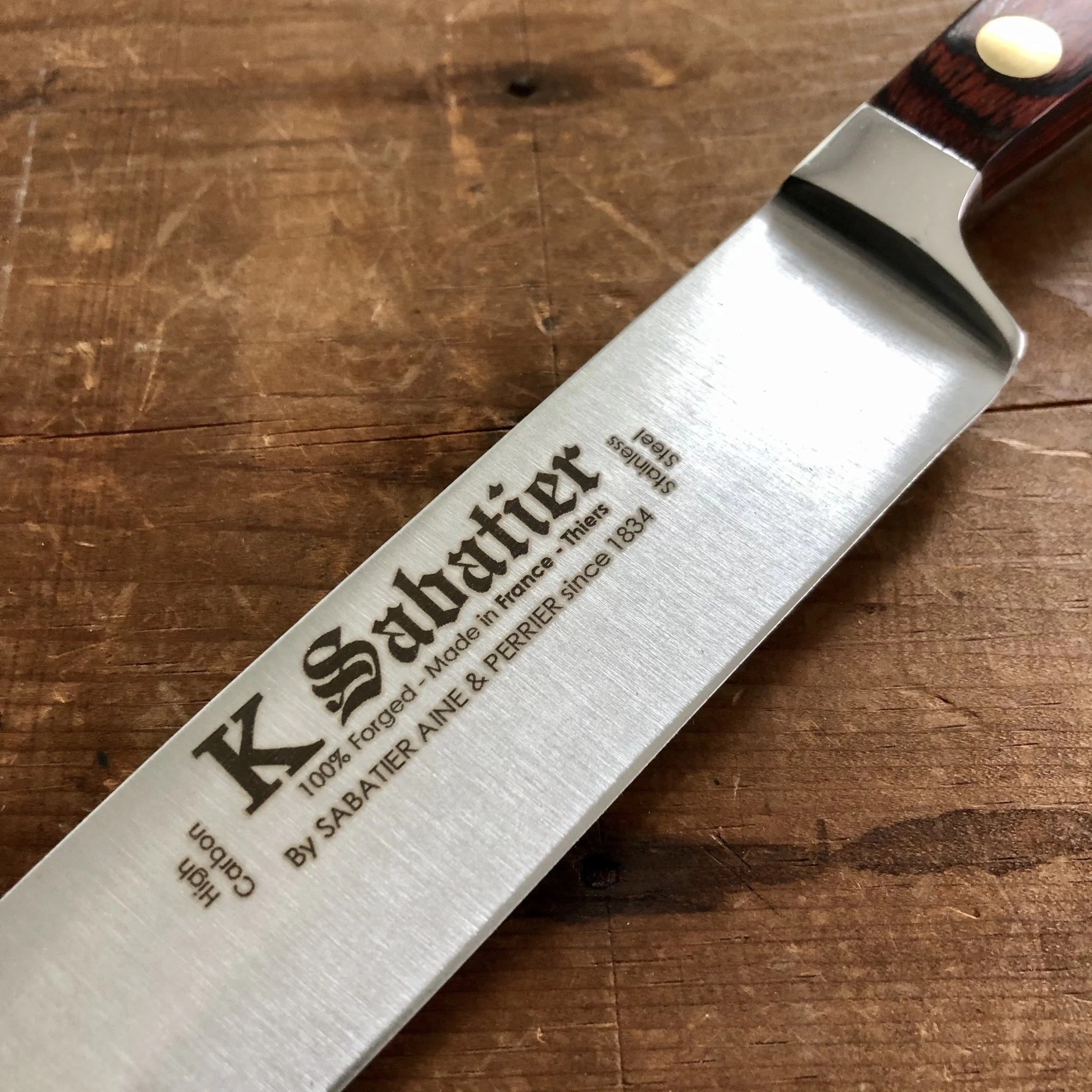 K Sabatier Auvergne 8" Slicer Stainless 7 K Sabatier Auvergne 8" Slicer Stainless - Image 5