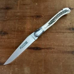 Fontenille Pataud Laguiole Nature 12cm Pocket Knife Stag Lockback