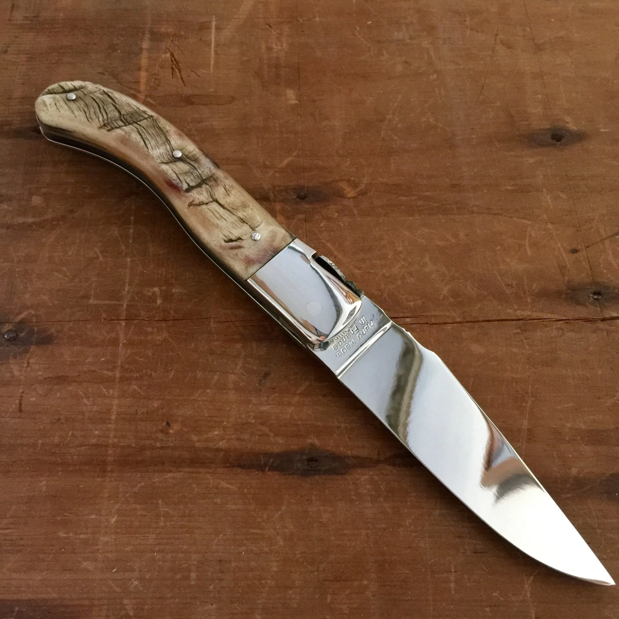 Fontenille Pataud Laguiole Sport 13cm Pocket Knife Ram Horn Lockback 8 Fontenille Pataud Laguiole Sport 13cm Pocket Knife Ram Horn Lockback - Image 6