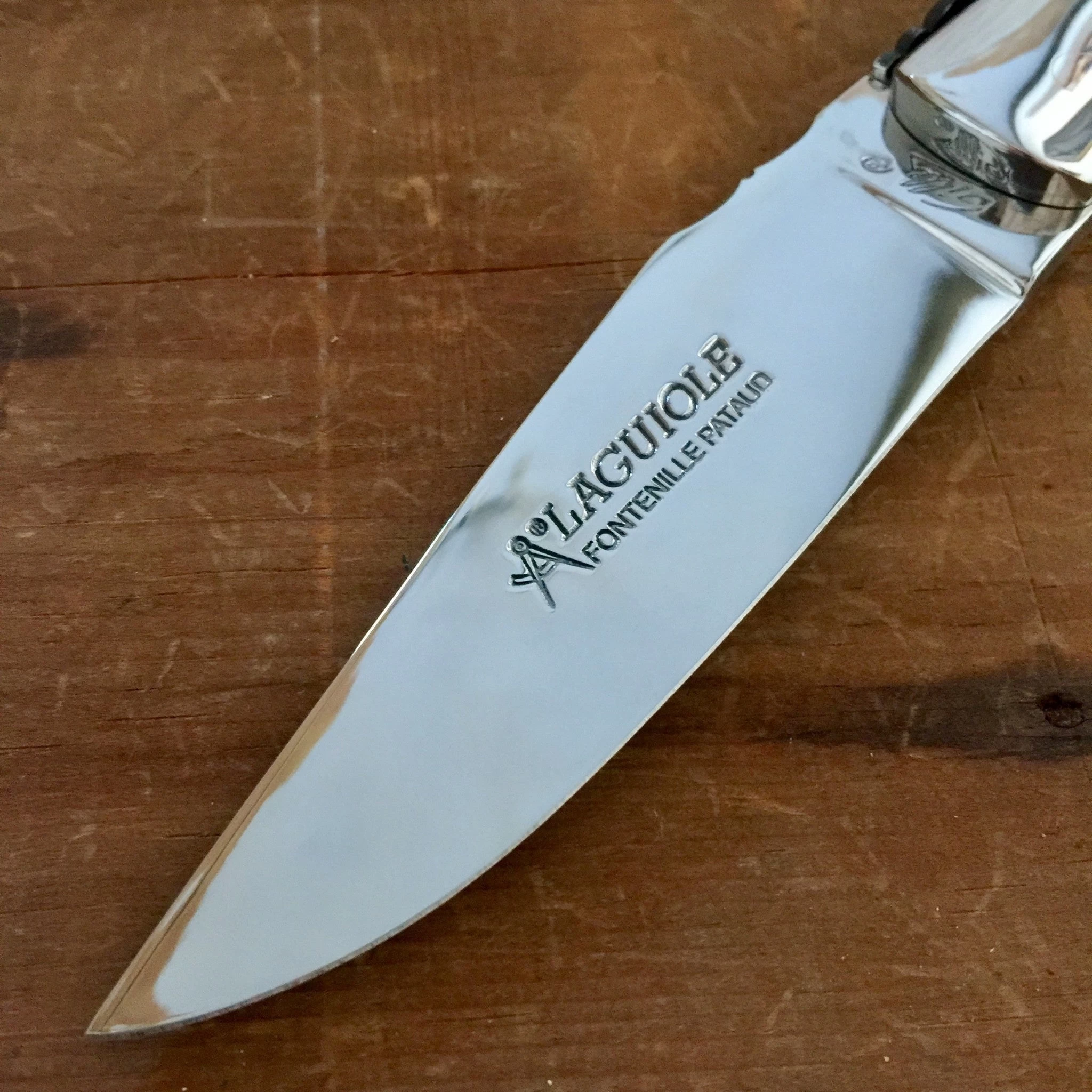 Fontenille Pataud Laguiole Sport 13cm Pocket Knife Ram Horn Lockback 4 Fontenille Pataud Laguiole Sport 13cm Pocket Knife Ram Horn Lockback - Image 2