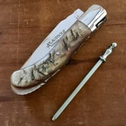 Fontenille Pataud Laguiole Sport 13cm Pocket Knife Ram Horn Lockback 13 Fontenille Pataud Laguiole Sport 13cm Pocket Knife Ram Horn Lockback -Knife shop laguiole sport 13cm ram horn with sheath honing ro