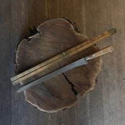 K Sabatier Authentique 12" Flexible Salmon Slicer Stainless Olive -Knife shop ss1