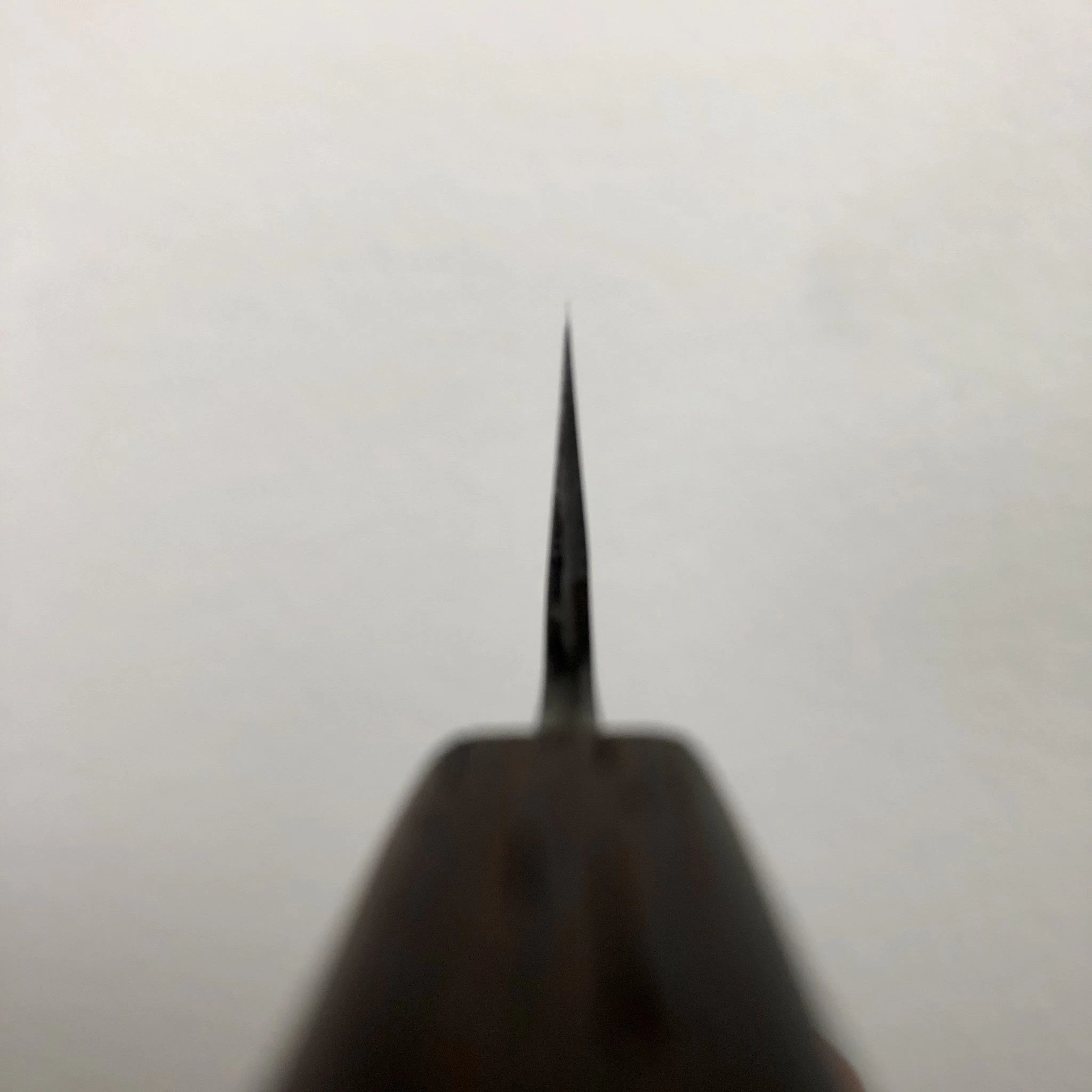 Tagai Sanjo 135mm Petty Stainless Clad Shirogami 2 Oak And Wenge Handle 9 Tagai Sanjo 135mm Petty Stainless Clad Shirogami 2 Oak And Wenge Handle - Image 7