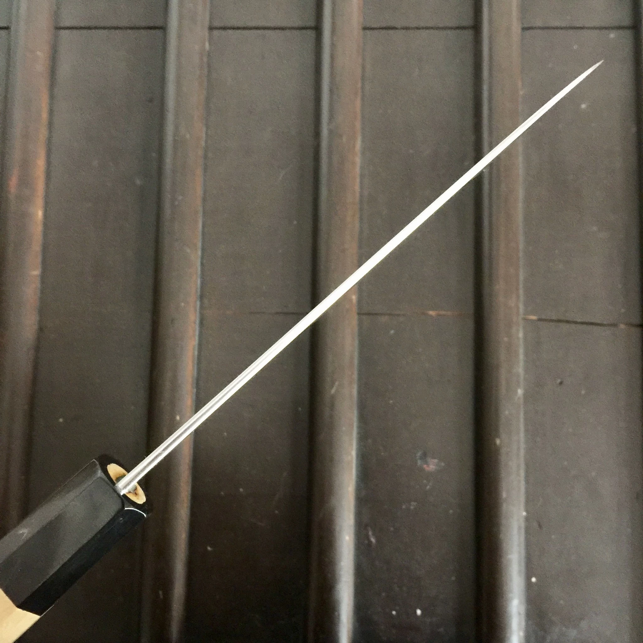 Takada No Hamono 180mm Santoku Iron Clad Aogami 2 Ho & Horn Octagonal 8 Takada No Hamono 180mm Santoku Iron Clad Aogami 2 Ho & Horn Octagonal - Image 6